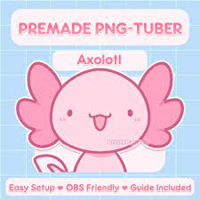 Premade Png-tuber Model Pink Axolotl 6 Expressions - Etsy Canada | Axolotl  cute, Overlays cute, How to draw hands
