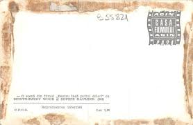 Bankalarin gi̇şe kurlari (abd doları). B55821 Montgomery Wood And Sophie Daumier In Pentru Inca Putuni Movie Star Hippostcard