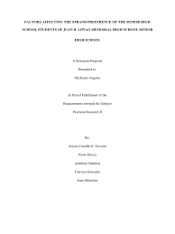 That is why it increases the quality of the it also aims to promote improvement or change by stimulating knowledge sharing activities. Factors Affecting The Strand Preference Of The Senior High School Students Of Juan R Survey Methodology Sampling Statistics