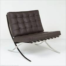 Lounge chair, genuine leather side chair club chair with stainless steel frame for bedroom living reading room, dark brown. Review And Comparison Guide Barcelona Chair Modernclassics Com