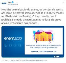 17 a 28 de maio: Enem 2020 Portoes Abrirao Mais Cedo Para Evitar Aglomeracao Diz Inep Enem 2020 G1