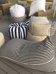 Over Sized Bean Bag Linnen Style Pouf Reading Seat Bean Bag Chair Pouf Sewing Room Decor Bean Bag Chair Floor Cushions