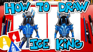 Drawing the fortnite character the hybrid with a step by step tutorial on how to draw it and colour it on the users choice and in this video we chose. How To Draw Fortnite Ice King Youtube