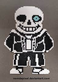Undertale Sans With A Blue Eye Perler Undertale Pixel Art Perler Bead Mario Pixel Art