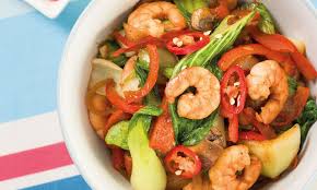 Immature prawns mainly eat lower animal organisms. Spicy Prawns And Pak Choi Stir Fry Spicy Prawns Stir Fry Spicy