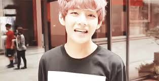 V ( kim taehyung ). Tae Tae Smile Gif Tae Tae Smile Happy Discover Share Gifs