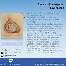 O conhecimento dessa evolução temporal e fisiopatológica se faz importante na definição . Pericardite Aguda Conceitos