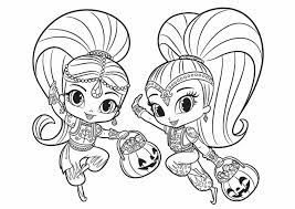 The phrase cool color is used to describe any color that is calm or soothing in nature. Shimmer And Shine Coloring Pages 100 Pictures Free Printable