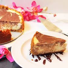 Stir in 2 tablespoons of the melted chocolate. Rich And Creamy Marble Cheesecake 2 Cookin Mamas