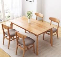 In this dining room for 4 there are dumb waiters rather than a side board. China Dining Room Wooden Dining Table Chair Set For 4 Persons China Dining Room Table Set Living Room Furniture