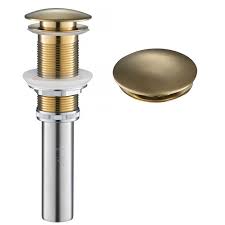 Maybe you would like to learn more about one of these? Kraus Brushed Gold Bathroom Sink Pop Up Drain Pu 10bg Rona