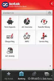 Customer's credit line will be increased to the extent of payment. Kotak Mobile Banking App Released For Android Ios