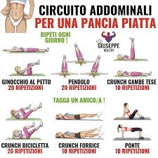 Addominali Esercizi Addominali Esercizi Di Allenamento Esercizi Per L Addome