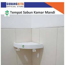 Shopee.co.id rak dinding 3 susun putih tali hitam minimalis vintage. Jual Clean Matic Corner Shelf Rak Sudut Tempat Sabun Kamar Mandi Terbaru Juni 2021 Blibli