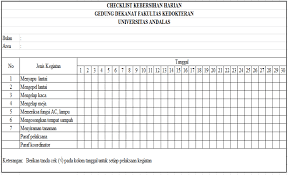 Text of checklist monitoring kebersihan. Https Jurnal Untirta Ac Id Index Php Jft Article Download 7536 5476