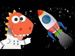 Aprende Con Eddie A Disfrazarte De Astronauta Eddie El Dinosaurio Viaja Al Espacio Youtube Astronauta Aprendida Ver Dibujos Animados