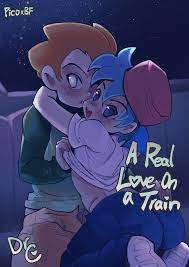 A Real Love On a Train gay porn comic