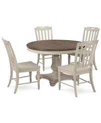 Furniture Barclay Round Expandable Dining Furniture Collection Reviews Furniture Macy S In 2020 Round Pedestal Dining Dining Room Sets Round Dining Room Sets