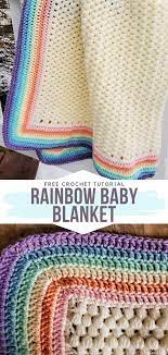 20 Creative Crochet Rainbow Blanket Free Patterns With Tutorials For 2021