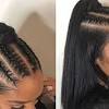 Part the hair into two from the front, not necessarily centrally. 1