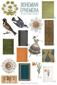 Vintage printable for some amazing (and a few unusual) vintage images, many in high resolution. Bohemian Ephemera Images Kit Graphics Fairy Premium Membership Graphics Fairy Free Printable Art Ephemera