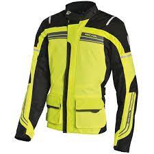 Richa Phantom Textile Jacket Full Fluo Free Uk Delivery Jackets Yellow Black Motorcycle Outfit