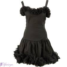 Dieses kurze schwarze kleid ist körpernah geschnitten und eignet sich ideal zum flanieren in der stadt oder am abend. Fantastisch Shoppen Feen Elfen Drachen Szene Alternative Bekleidung Festivalmode Kurzes Kleid Mit Tull Im Gothic Lolita Style