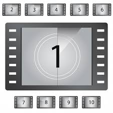 Movie Countdown Numbers Vector Vector Premium Download