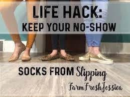 Enjoy The Sockless Look With No Show Socks Again This Life Hack Keeps Those Darn Socks From Slipping Off Your Heel And Botherin No Show Socks Socks Life Hacks