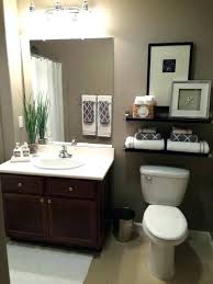 Brown Bathroom Decorating Ideas In 2020 Small Bathroom Decor Guest Bathroom Decor Small Bathroom Ideas On A Budget