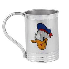 Goldgiftideas Pure Silver Micky Mouse Glass With Handle For Baby Silver Glass Set Gift For Naming