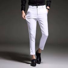 Choose from a variety of colors of elegant suit jackets & suit pants with our mix and match options. New 2020 Mens Slim Fit Business Dress Pants For Men Suit Pants Ankle Length Men Summer Formal Suit Trousers Black White Blue Best Offer 32a226 Cicig