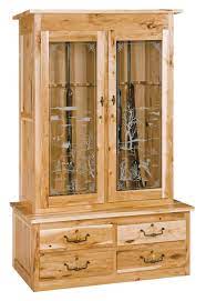 Then i wanted to go one step further with a hidden keypad behind a … Witmer Gun Cabinet Amish Solid Wood Cabinets Kvadro Furniture