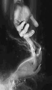 Touching Hands Gifs Tenor