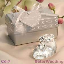 Baby Shower Choice Crystal Baby Shoe Sj017 Use As Party Favors And Event Gifts Shanghai Beter Gif Crystal Baby Shoes Baby Shower Favors Baby Birthday Favours