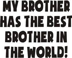 Check spelling or type a new query. Buy My Brother Has The Best Brother In The World Funny Joke Novelty Car Bumper Sticker 7 5x5 5 Printed Black Letters Transfer Sticker No Background Colour In Cheap Price On Alibaba Com