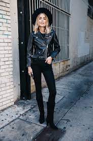 Leather Obsessed Fashion Jacket Outfit Women Casual Chic Style
