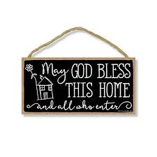 Target.com has been visited by 1m+ users in the past month Home Blessing Sign May God Bless This Home All Who Enter Home Decor Honey Dew Gifts Shop
