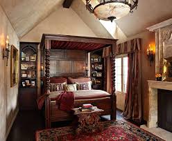 Old World Style For A Tudor Revival House With Images Old World Bedroom Tudor Style Homes House Interior