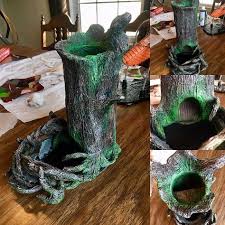 Lexi Linville On Instagram Behold The Dice Tree Perfect For Your Friendly Forest Loving Druid This One Was Really Fun T Dice Tower Fairy Crafts Nerd Crafts