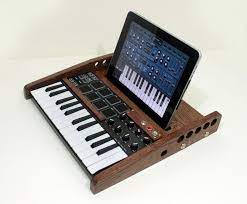Ipad Tablet Music Workstation Midi Teclado Teclas Y Perillas Etsy Ipad Recording Keyboard Pad Midi Keyboard