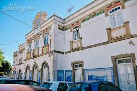Azulejos Of Granja Train Station Gail At Large Train Station Street View Train
