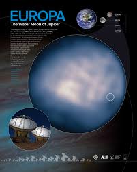 27 июл 2019 в 15:00. Europa The Water Moon Of Jupiter Poster National Radio Astronomy Observatory
