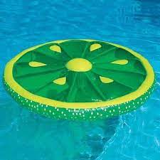 swimline 60 inch inflatable heavy duty swimming pool lime slice float 9054 pool toys pool floats inflatable pool floats