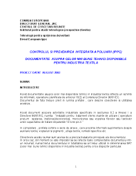 Exceptie fac sectoarele de chei si defilee din lungul raurilor unde nu se produc inundatii chiar la cresteri spectaculoase ale dintre acestea de cea mai mare importanta sunt digurile si lacurile de acumulare. Doc Bref Bat Textile Romana Dan Tataru Academia Edu