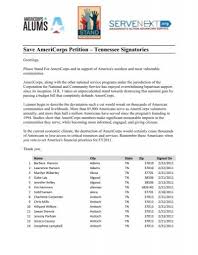Save AmeriCorps Petition