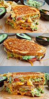 Bacon Guacamole Grilled Cheese Sandwich Recipe Food Recipies Recipes Grilled Cheese Recipes