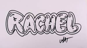 Graffiti Writing Rachel Name Design 46 In 50 Names Promotion Mat Youtube