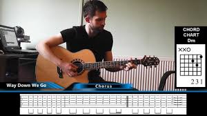 Oh, father tell me, do we get what we deserve? How To Play Way Down We Go On Guitar With Tabs Youtube