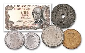 New & vintage jewelry, high end swiss watches, silver & gold coins, u.s. Francisco Franco Spanish Currency 6 Pc Set Govmint Com